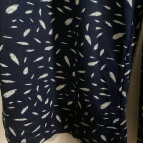 Simple by Susan Betro sz 2x navy with white feathers pull on flowy pants - Picture 5 of 6